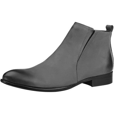 vqgt磨砂皮尖头中帮加绒马丁靴