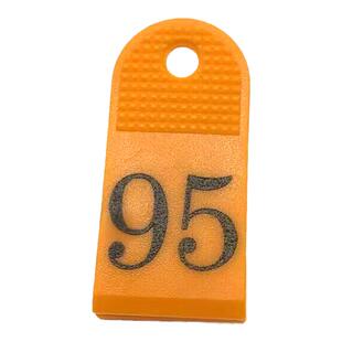 号码牌夹子手牌传菜餐厅夹子饭店上菜专用号牌带数字洗浴夹鞋定制