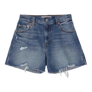 【商场同款】Levi's李维斯26春夏新款女士高腰宽松牛仔短裤005DS