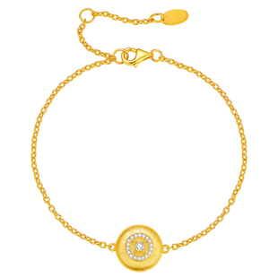 真我不凡S925银铜钱手链新年2026女时尚轻奢高级感生日礼物新款