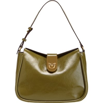 PINKO女士CLICK绗缝中号飞鸟手提包101751A106