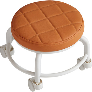 林氏KIDS家居滑轮矮凳万向轮小凳子家用板凳移动换鞋圆凳滚轮结实