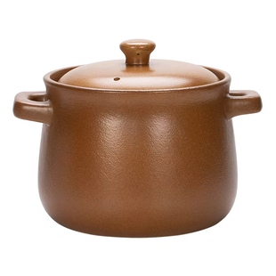 无釉平定砂锅煲汤家用耐高温陶土无涂层瓦罐炖肉汤煲孕妈辅食炖锅