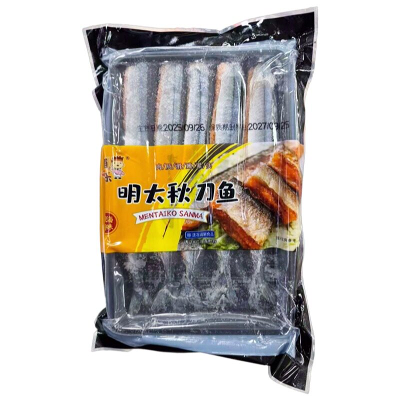 明太秋刀鱼320g/包5条