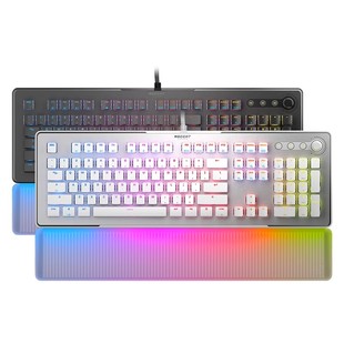 乌龟海岸 冰豹 VULCAN瓦肯II MAX游戏电竞机械键盘光轴红轴104键