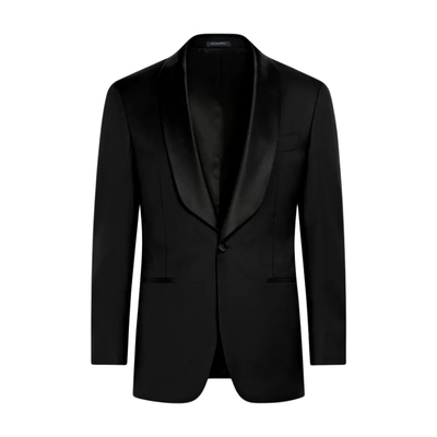 Suitsupply黑色羊毛礼服西装外套