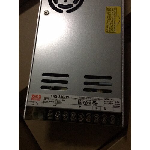 议价明纬LRS35012开关电源12V29A350W维修