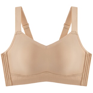 无痕内衣女大胸显小胸束胸运动收副乳防下垂无钢圈缩胸薄款文胸罩