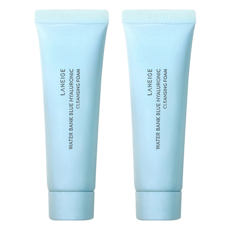 【自营】Laneige/兰芝新水酷洗面奶小样50g*2温和清洁保湿洁面乳