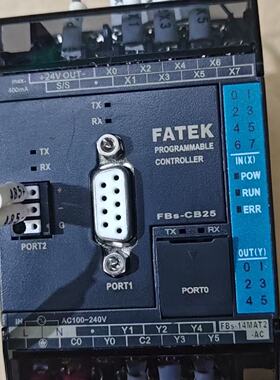 议价几乎全新FATEK永宏PLC模块 FBs-14MAT2-AC