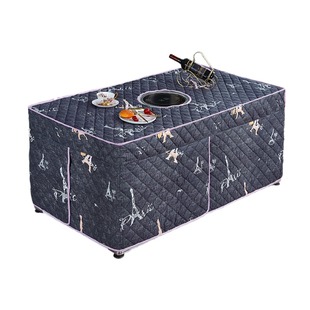 新款电炉罩套茶几罩烤火桌子罩套桌布长方形加厚炉子罩桌罩烤火被