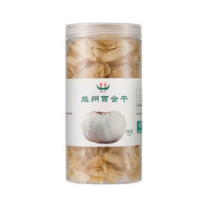 天猫严选当季兰州百合新鲜食用甜百合干500g/2罐一级大片整箱包邮