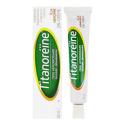 法国titanoreine太宁栓痔疮膏利多卡因孕妇复方角菜酸酯乳膏正品