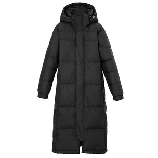 鲜泰中戏长款羽绒服女新款加厚情侣蓄热修身口袋绒布防水情侣装