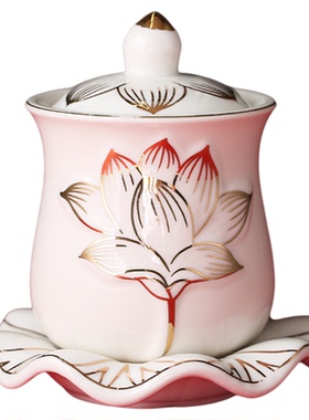 家用佛前财神陶瓷供杯