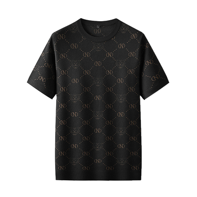 杉杉大码针织短袖T恤圆领打底