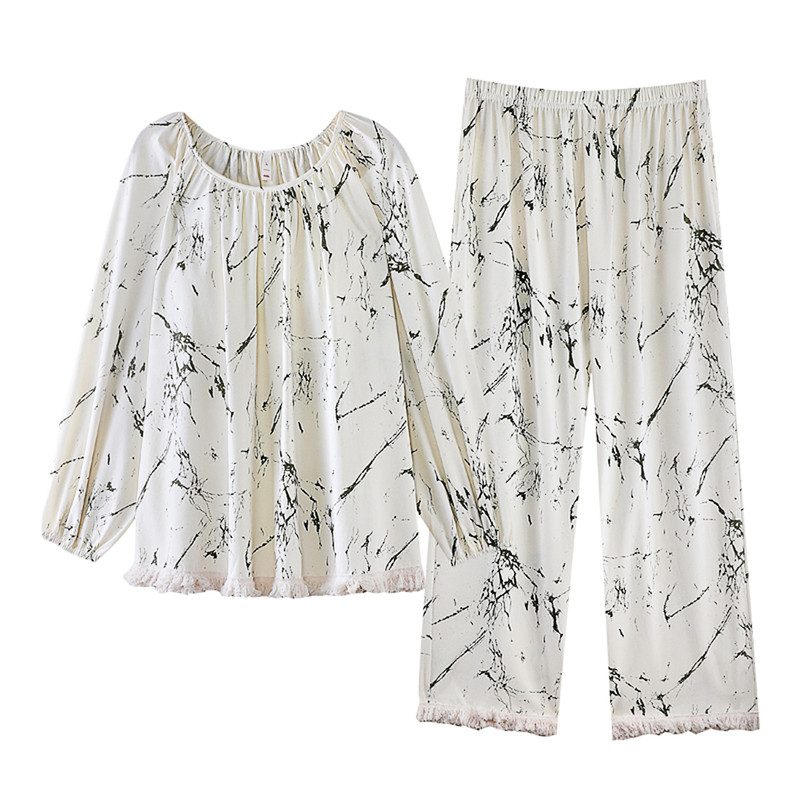 粉兔良品 女款 大码睡衣春秋季睡衣/家居服套装