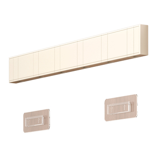 奶白隐形挂钩门后无痕粘胶排钩进门玄关墙上浴室卫生间入户挂衣钩