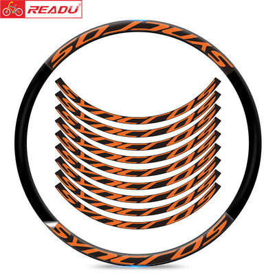 山地车SYNCROS 轮组贴纸自行车装饰刀圈贴纸个性防水防晒车贴