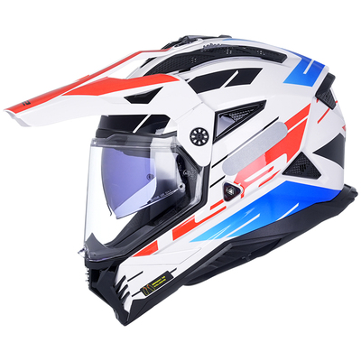 LS2摩托车双镜片拉力盔MX702
