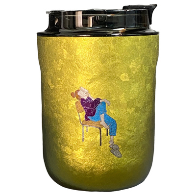 纯钛咖啡杯保温随手杯双层钛杯