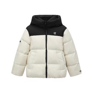 Champion冠军男女童装25冬新款厚款蓄热中长保暖抗菌羽绒服外套