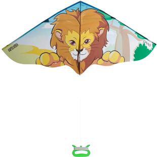 迪卡侬儿童大型高档成人风筝狮子熊猫三角易飞软体适合初学者IVB5
