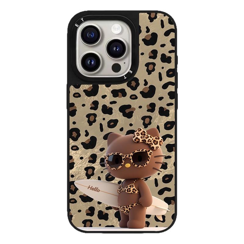 CASETiFiY联名HelloKitty豹纹KT猫比基尼适用苹果iPhone16pro/17ProMax/15plus手机壳14卡通13华强北平替潮女