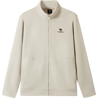 骆驼男装摇粒绒外套男秋冬抓绒衣