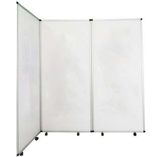 画展铝合金折叠屏风展架背景展板架子立式落地宣传海报广告架支架