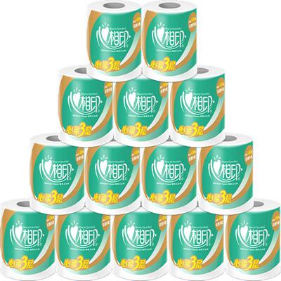 心相印卷纸4层180g克卫生有芯