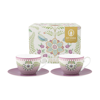 PipStudio百合与睡莲咖啡杯碟