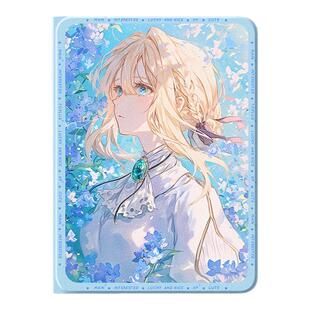 适用薇尔莉特华为华为matepad11平板保护套11.5s柔光padpro紫罗兰花园air12寸m6荣耀9pro保护壳se带笔槽gtpro