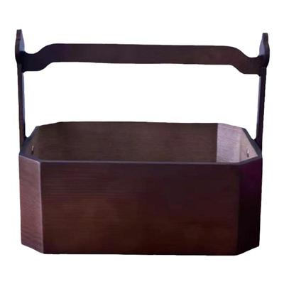 中秋复古手提花篮送礼竹编篮子