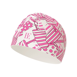 BE范德安联名2025新品儿童泳帽女童硅胶防水舒适不勒头防滑游泳