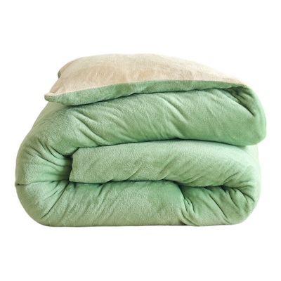 加厚珊瑚绒四件套2025新款牛奶绒加绒毛绒被套儿童学生单人床笠冬