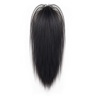 瀑布半扎马尾假发女抓夹式喷泉高马尾辣妹仿真发自然网红长发辫子