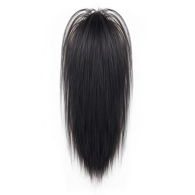 君知否蓬松高颅顶瀑布半扎高马尾