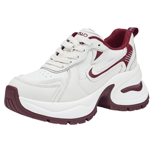 热风厚底老爹鞋女2026年春季新款运动休闲鞋增高女鞋子H42W26115