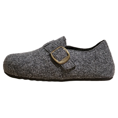 内增高3CM！加绒呢子保暖棉鞋子