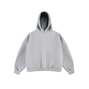 ONUN 廓感基础短宽纯色连帽卫衣美式复古宽松百搭休闲Boxy套头衫