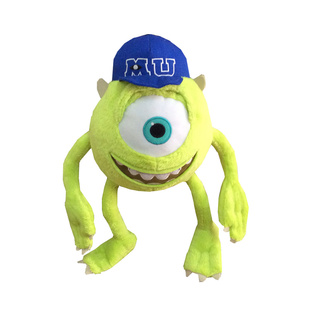 怪兽大学Monsters University 毛怪苏利文毛大眼仔Mike绒玩具公仔