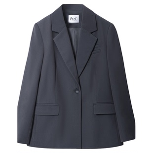 达佳诗灰色西装套装女职业正装大学生面试女士高级黑休闲西服外套