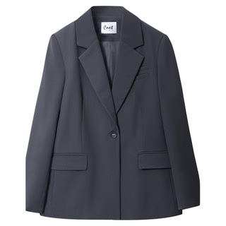 达佳诗灰色西装套装女夏薄款职业正装大学生面试女士高级西服外套