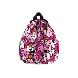 BABY MILO STORE配饰卡通小猴图案迷你抽绳双肩包4395XXP