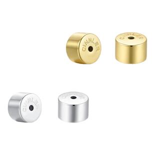 CINNLER 新款耳钉后塞防掉耳环胶塞堵头耳堵后塞帽