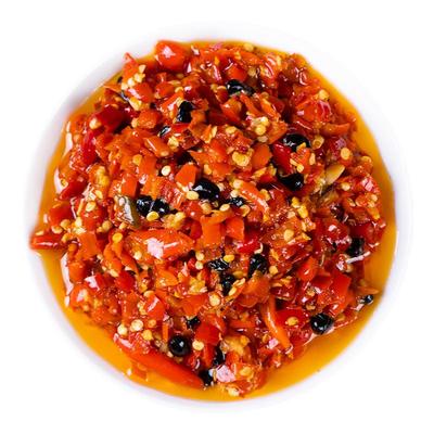 湖南特产友多铺子瓶装茶油剁辣椒