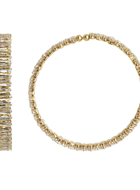 vintage中古手链手镯时尚百搭锆石文艺复古轻奢镶钻手环小众设计