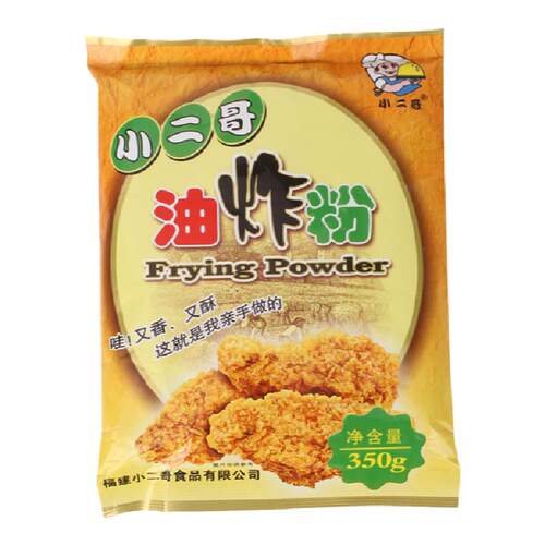38包小二哥油炸粉350克整箱炸鸡腿炸鸡翅油炸辅料福州特产DIY佐料