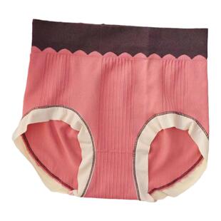抖音薄款7条装女士内裤新款爆款中高腰大码女士无痕三内裤高弹力
